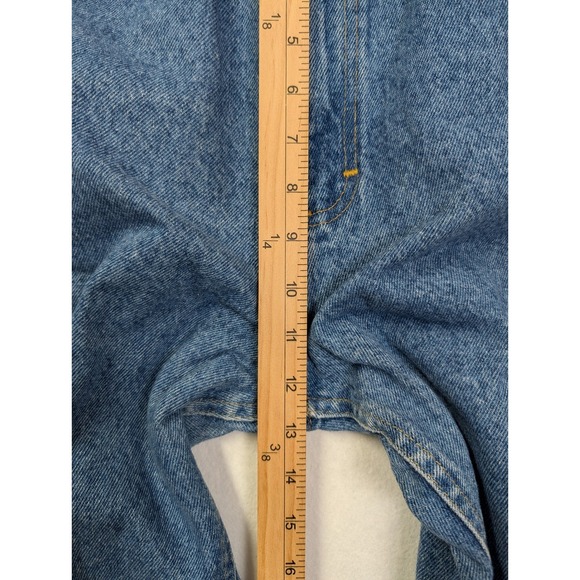 Riders Womens Jeans Size 12 Med High Rise Tapered Leg Blue Made in USA - Picture 6 of 8